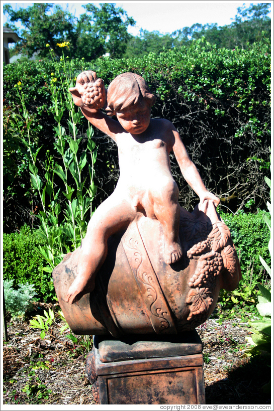 Statue.  Kendall-Jackson Wine Center.