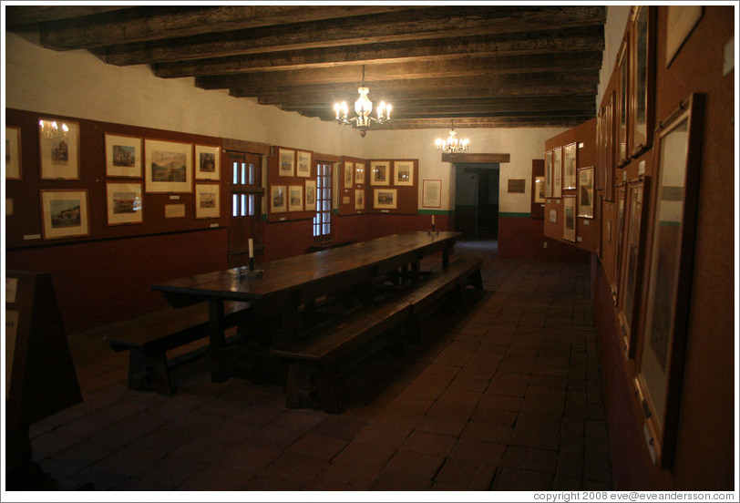 Dining room.  Sonoma mission.