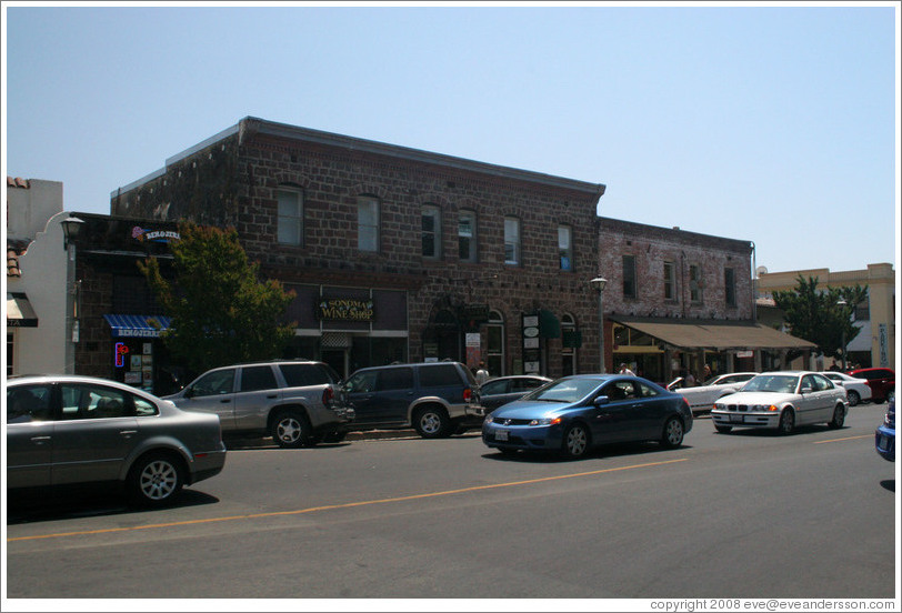 Sonoma Wine Shop, across the street from Sonoma Plaza.