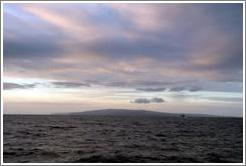 View from Maui. Either Molokai or Lanai. 