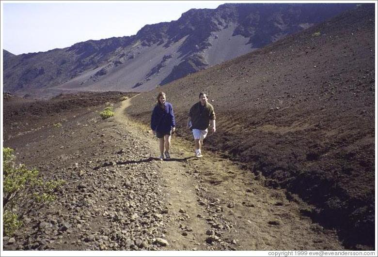 Beth and Jin. Haleakala.