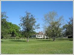 House near the Evergreen Plantation.  This house is more typical of a plantation house (not opulent at all).