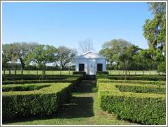 Evergreen Plantation.  Outhouse.  Greek Revival architecture.