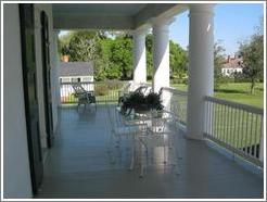 Evergreen Plantation.  Porch.