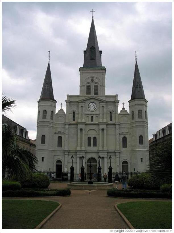 French Quarter.  Cathedral.