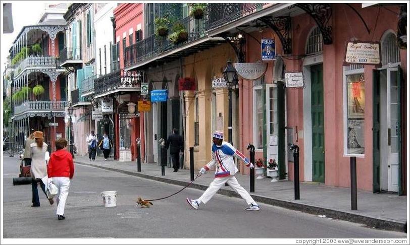 French Quarter. Street performer.