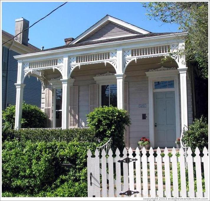 Garden district house.