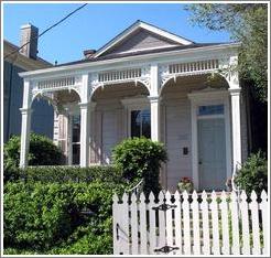 Garden district house.