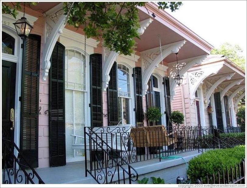 Garden district house.