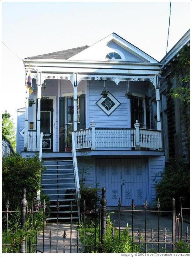 Garden district house.