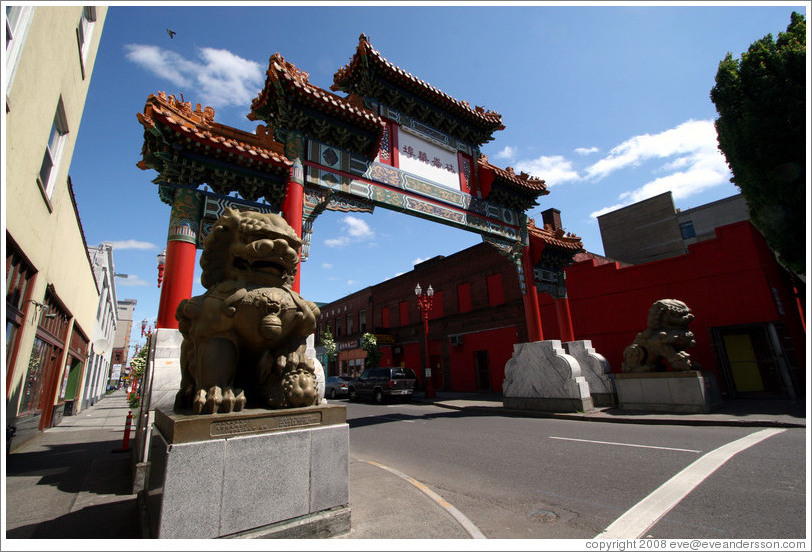 Portland Chinatown gate.