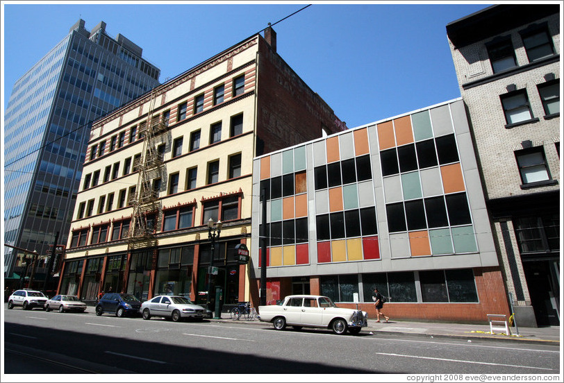 Downtown buildings.