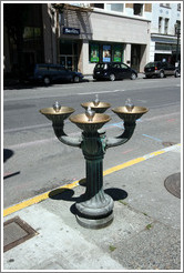 Decorative drinking fountain. Tower District.