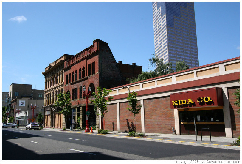 Old buildings. 3rd Ave., Waterfront District.