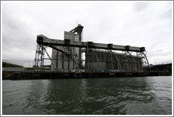 Grain elevator on the Willamette River.