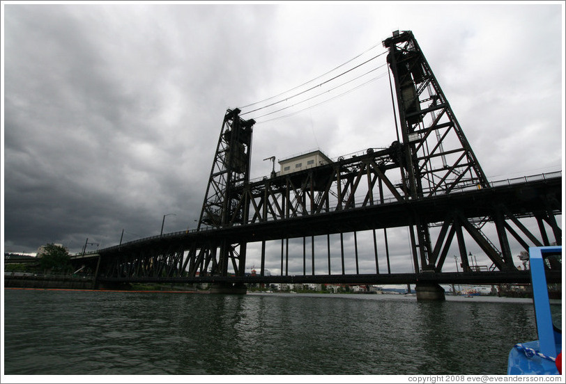 Steel Bridge over Willamette River.