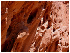 Holes in rocks near Navajo Arch.