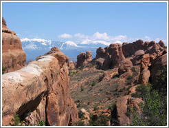 Along the path to Double O Arch.