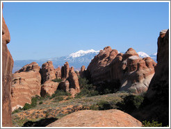 Along the path to Double O Arch.