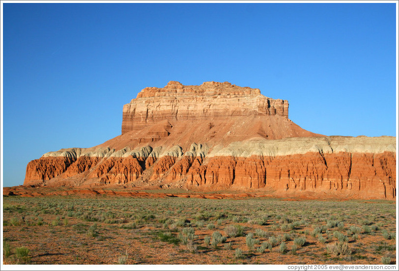 Butte near Little Wild Horse Canyon.