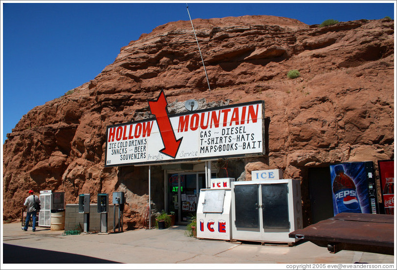 Hollow Mountain Gas and Grocery is true to its name.