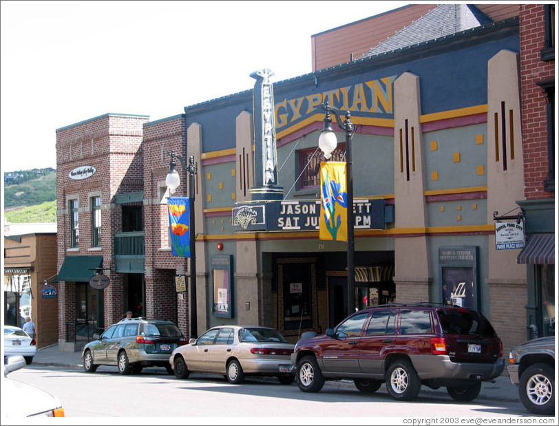Park City Egyptian Theatre.