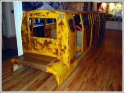 Mining train at Park City Museum.