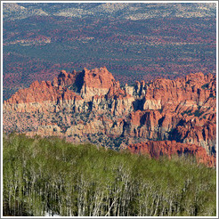 Waterpocket Fold area, as viewed from Boulder Mountain.