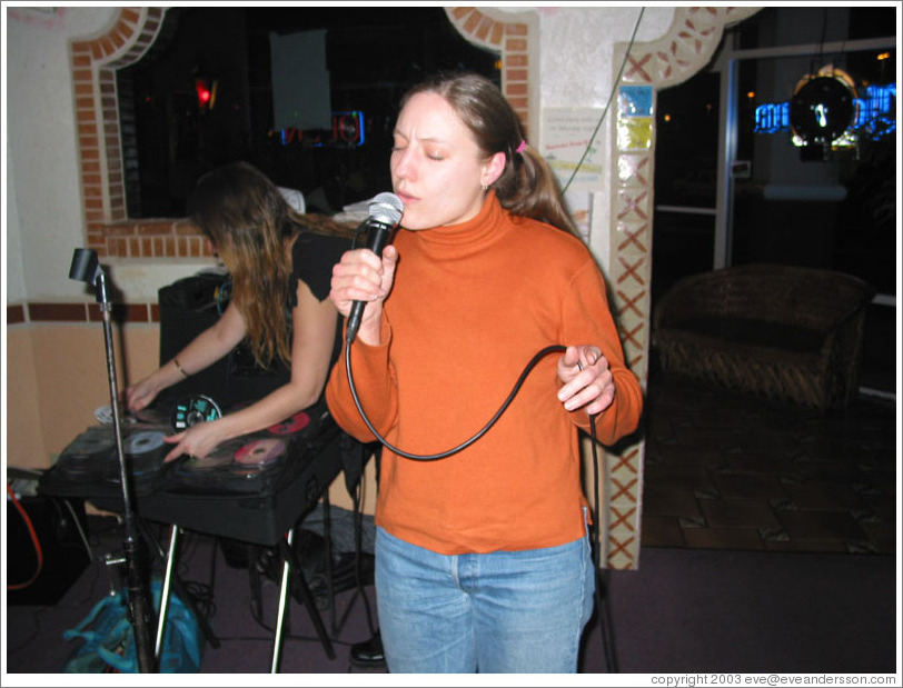 Hedy.  Karaoke.