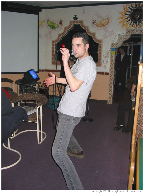 Michael.  Karaoke.