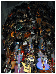 Guitar statue at the Experience Music Project.