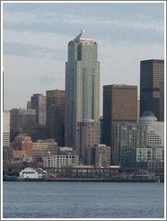 Harbor Cruise in Elliott Bay.  View of downtown Seattle.