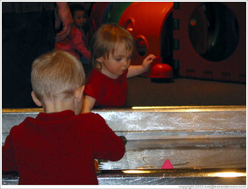 Kids at the Pacific Science Center.