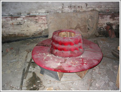 Seattle Underground Tour. Bench. 