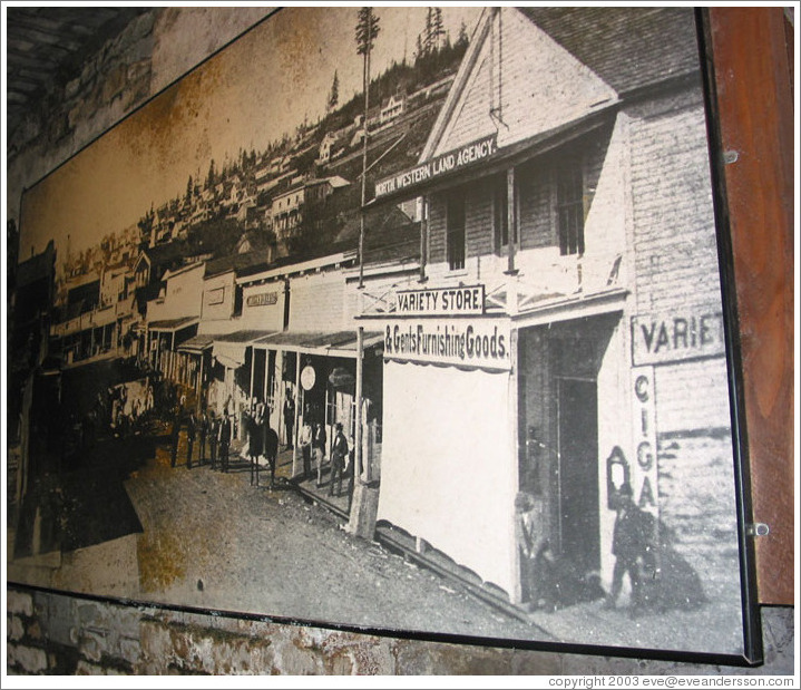 Seattle Underground Tour.  Photo of 19th century downtown Seattle.