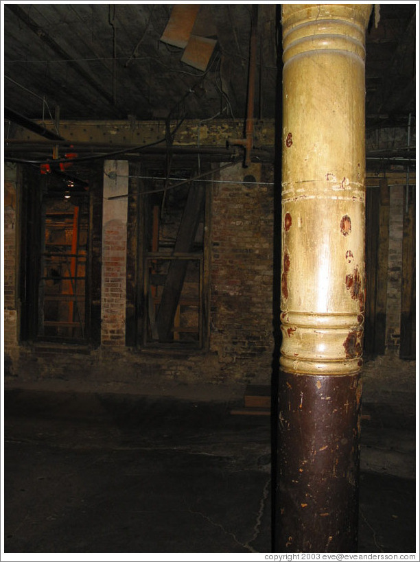 Seattle Underground Tour.  This floor, now the basement of a building, was once the ground level floor.